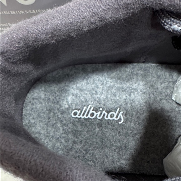 Allbirds Woman’s Wool Runner-Up Mizzle in Light Grey Size 8 New In Box - Picture 13 of 13